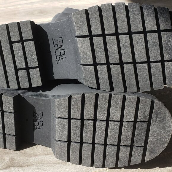 Zara Waterproof Boots Sz39 - Picture 4 of 5